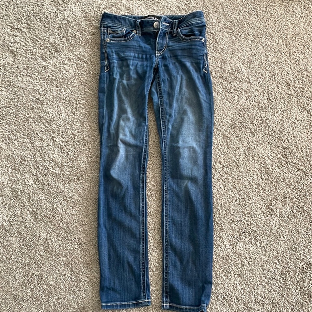 Express Skinny Stella Low Rise Jeans